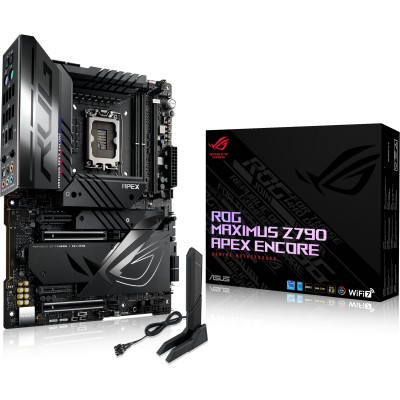 Материнская плата Asus ROG MAXIMUS Z790 APEX ENCORE Soc-1700 Intel Z790 2xDDR5 ATX AC`97 8ch(7.1) 2.5Gg RAID Материнская плата Asus ROG MAXIMUS Z790 APEX ENCORE Soc-1700 Intel Z790 2xDDR5 ATX AC`97 8ch(7.1) 2.5Gg RAID