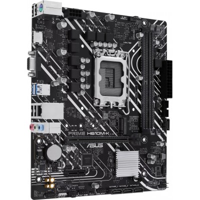 Материнская плата Asus PRIME H610M-K Soc-1700 Intel H610 2xDDR5 mATX AC`97 8ch(7.1) GbLAN+VGA+HDMI Материнская плата Asus PRIME H610M-K Soc-1700 Intel H610 2xDDR5 mATX AC`97 8ch(7.1) GbLAN+VGA+HDMI