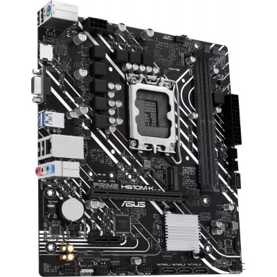 Материнская плата Asus PRIME H610M-K Soc-1700 Intel H610 2xDDR5 mATX AC`97 8ch(7.1) GbLAN+VGA+HDMI Материнская плата Asus PRIME H610M-K Soc-1700 Intel H610 2xDDR5 mATX AC`97 8ch(7.1) GbLAN+VGA+HDMI