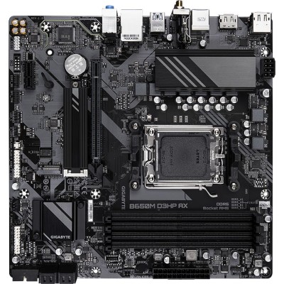 Материнская плата Gigabyte B650M D3HP AX Socket AM5 AMD B650 4xDDR5 mATX AC`97 8ch(7.1) 2.5Gg RAID+HDMI+DP Материнская плата Gigabyte B650M D3HP AX Socket AM5 AMD B650 4xDDR5 mATX AC`97 8ch(7.1) 2.5Gg RAID+HDMI+DP