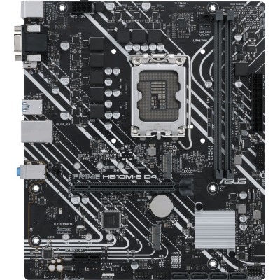Материнская плата Asus PRIME H610M-E D4-CSM Soc-1700 Intel H610 2xDDR4 mATX AC`97 8ch(7.1) GbLAN+VGA+HDMI+DP Материнская плата Asus PRIME H610M-E D4-CSM Soc-1700 Intel H610 2xDDR4 mATX AC`97 8ch(7.1) GbLAN+VGA+HDMI+DP