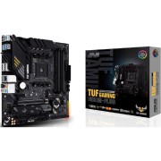 Материнская плата ASUS TUF GAMING B550M-PLUS (Socket AM4, mATX, 4xDDR4(128GB), HDMI 2.1/DP, 1xPCIe 4.0x16/1xPCIe 3.0x16, 1xPCIe 3.0, 1xLAN (2.5GbE), 4xSATA 6Gb/s, 2xM.2, 1xType-C, 5xUSB 3.2, 2xUSB 2.0, 1xPS/2)