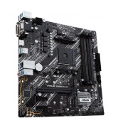 Материнская плата ASUS PRIME B550M-K (Socket AM4, mATX, 4xDDR4(128GB), VGA/DVI-D/HDMI 2.1, 1xPCIe 4.0x16/2xPCIe 3.0, 1xLAN, 4xSATA 6Gb/s, 2xM.2, 6xUSB 3.2, 1xPS/2)