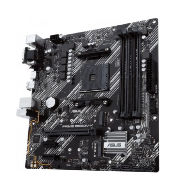 Материнская плата ASUS PRIME B550M-K (Socket AM4, mATX, 4xDDR4(128GB), VGA/DVI-D/HDMI 2.1, 1xPCIe 4.0x16/2xPCIe 3.0, 1xLAN, 4xSATA 6Gb/s, 2xM.2, 6xUSB 3.2, 1xPS/2) Материнская плата ASUS PRIME B550M-K (Socket AM4, mATX, 4xDDR4(128GB), VGA/DVI-D/HDMI 2.1, 1xPCIe 4.0x16/2xPCIe 3.0, 1xLAN, 4xSATA 6Gb/s, 2xM.2, 6xUSB 3.2, 1xPS/2)