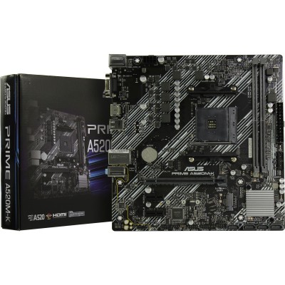 Материнская плата ASUS PRIME A520M-K (Socket AM4, mATX, 2xDDR4(64GB), VGA/HDMI 2.1, 1xPCIe 3.0x16/2xPCIe 3.0, 1xLAN, 4xSATA 6Gb/s, 1xM.2, 4xUSB 3.2, 2xUSB 2.0, 1xPS/2) Материнская плата ASUS PRIME A520M-K (Socket AM4, mATX, 2xDDR4(64GB), VGA/HDMI 2.1, 1xPCIe 3.0x16/2xPCIe 3.0, 1xLAN, 4xSATA 6Gb/s, 1xM.2, 4xUSB 3.2, 2xUSB 2.0, 1xPS/2)
