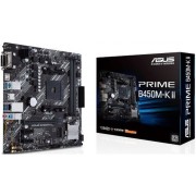 Материнская плата ASUS PRIME B450M-K II (Socket AM4, mATX, 2xDDR4(64GB), VGA/DVI-D/HDMI 2.0, 1xPCIe 3.0x16/2xPCIe 2.0, 1xLAN, 6xSATA 6Gb/s, 1xM.2, 4xUSB 3.2, 2xUSB 2.0, 1xPS/2)