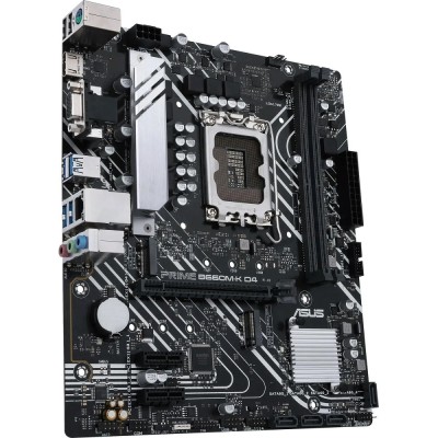 Материнская плата ASUS PRIME B660M-K D4 (Socket 1700, mATX, 2xDDR4(64GB), VGA/HDMI 2.1, 1xPCIe 4.0x16/2xPCIe 3.0, 1xLAN, 4xSATA 6Gb/s, 2xM.2, 4xUSB 3.2, 2xUSB 2.0, 1xPS/2) Материнская плата ASUS PRIME B660M-K D4 (Socket 1700, mATX, 2xDDR4(64GB), VGA/HDMI 2.1, 1xPCIe 4.0x16/2xPCIe 3.0, 1xLAN, 4xSATA 6Gb/s, 2xM.2, 4xUSB 3.2, 2xUSB 2.0, 1xPS/2)