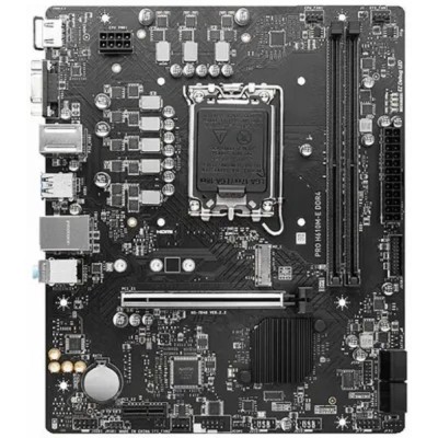 Материнская плата MSI PRO H610M-E DDR4 H610, LGA1700, 2 DDR4, 1 PCI-Ex16, 1 PCI-Ex1, 1 M.2, 4 SATA3.0, 4 USB3.2Gen1, 8 USB 2.0 Материнская плата MSI PRO H610M-E DDR4 H610, LGA1700, 2 DDR4, 1 PCI-Ex16, 1 PCI-Ex1, 1 M.2, 4 SATA3.0, 4 USB3.2Gen1, 8 USB 2.0