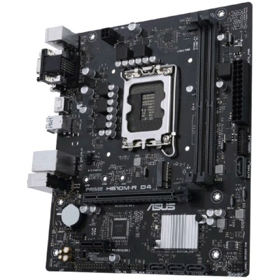 Материнская плата ASUS PRIME H610M-R D4-SI (Socket 1700, mATX, 2xDDR4(64GB), VGA/DVI-D/HDMI 2.1, 1xPCIe 4.0x16/1xPCIe 3.0, 1xLAN, 4xSATA 6Gb/s, 1xM.2, 2xUSB 3.2, 2xUSB 2.0, 2xPS/2) Материнская плата ASUS PRIME H610M-R D4-SI (Socket 1700, mATX, 2xDDR4(64GB), VGA/DVI-D/HDMI 2.1, 1xPCIe 4.0x16/1xPCIe 3.0, 1xLAN, 4xSATA 6Gb/s, 1xM.2, 2xUSB 3.2, 2xUSB 2.0, 2xPS/2)