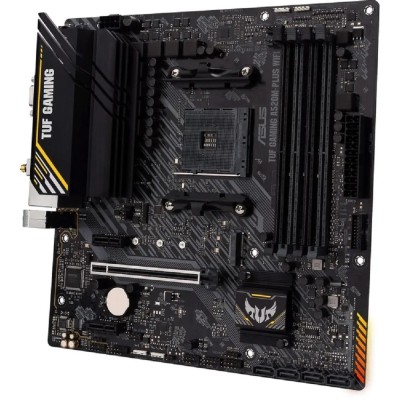 Материнская плата ASUS TUF GAMING A520M-PLUS WIFI (Socket AM4, mATX, 2xDDR4(128GB), DP/VGA/HDMI, 1xPCIe 3.0x16/2xPCIe x1, 1xLAN, 4xSATA 6Gb/s, 1xM.2, BT, Wi-Fi ac, 4xUSB 3.2, 2xUSB 2.0, 1xPS/2) Материнская плата ASUS TUF GAMING A520M-PLUS WIFI (Socket AM4, mATX, 2xDDR4(128GB), DP/VGA/HDMI, 1xPCIe 3.0x16/2xPCIe x1, 1xLAN, 4xSATA 6Gb/s, 1xM.2, BT, Wi-Fi ac, 4xUSB 3.2, 2xUSB 2.0, 1xPS/2)