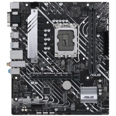Материнская плата ASUS PRIME H610M-A WIFI D4 (Socket 1700, mATX, 2xDDR4(64GB), VGA/HDMI/DP, 1xPCIe 4.0x16/1xPCIe 3.0, 1xLAN, Wi-Fi, BT, 4xSATA 6Gb/s, 2xM.2, 2xUSB 3.2, 4xUSB 2.0, 2xPS/2) Материнская плата ASUS PRIME H610M-A WIFI D4 (Socket 1700, mATX, 2xDDR4(64GB), VGA/HDMI/DP, 1xPCIe 4.0x16/1xPCIe 3.0, 1xLAN, Wi-Fi, BT, 4xSATA 6Gb/s, 2xM.2, 2xUSB 3.2, 4xUSB 2.0, 2xPS/2)