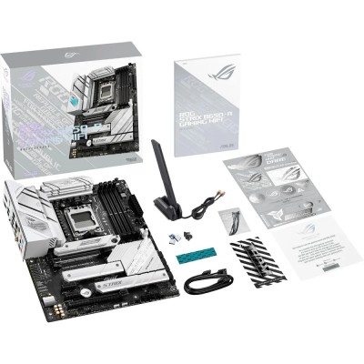 Материнская плата ASUS ROG STRIX B650-A GAMING WIFI (Socket AM5, ATX, 4xDDR5(128GB), DP/HDMI, 2xPCIe 4.0x16,/2xPCIe 4.0, 1xLAN (2.5GbE), Wi-Fi, BT, 4xSATA 6Gb/s, 3xM.2, 2xType-C, 7xUSB 3.2, 4xUSB 2.0) Материнская плата ASUS ROG STRIX B650-A GAMING WIFI (Socket AM5, ATX, 4xDDR5(128GB), DP/HDMI, 2xPCIe 4.0x16,/2xPCIe 4.0, 1xLAN (2.5GbE), Wi-Fi, BT, 4xSATA 6Gb/s, 3xM.2, 2xType-C, 7xUSB 3.2, 4xUSB 2.0)
