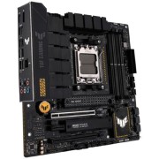 Материнская плата ASUS TUF GAMING B650M-PLUS (Socket AM5, mATX, 4xDDR5(128GB), DP/HDMI, 2xPCIe 4.0x16/2xPCIe 4.0, 1xLAN (2.5GbE), 4xSATA 6Gb/s, 3xM.2, 1xType-C, 3xUSB 3.2, 4xUSB 2.0)