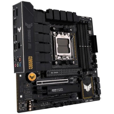 Материнская плата ASUS TUF GAMING B650M-PLUS (Socket AM5, mATX, 4xDDR5(128GB), DP/HDMI, 2xPCIe 4.0x16/2xPCIe 4.0, 1xLAN (2.5GbE), 4xSATA 6Gb/s, 3xM.2, 1xType-C, 3xUSB 3.2, 4xUSB 2.0) Материнская плата ASUS TUF GAMING B650M-PLUS (Socket AM5, mATX, 4xDDR5(128GB), DP/HDMI, 2xPCIe 4.0x16/2xPCIe 4.0, 1xLAN (2.5GbE), 4xSATA 6Gb/s, 3xM.2, 1xType-C, 3xUSB 3.2, 4xUSB 2.0)