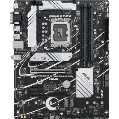 Материнская плата ASUS PRIME B760-PLUS D4 (Socket 1700, ATX, 4xDDR4(128GB),VGA/DP/HDMI, 1xPCIe 5.0x16/1xPCIe 4.0x16/2xPCIe 3.0, 1xLAN (2.5GbE), 4xSATA 6Gb/s, 3xM.2, 1xM.2 E key, 1xType-C, 3xUSB 3.2, 2xUSB 2.0) Материнская плата ASUS PRIME B760-PLUS D4 (Socket 1700, ATX, 4xDDR4(128GB),VGA/DP/HDMI, 1xPCIe 5.0x16/1xPCIe 4.0x16/2xPCIe 3.0, 1xLAN (2.5GbE), 4xSATA 6Gb/s, 3xM.2, 1xM.2 E key, 1xType-C, 3xUSB 3.2, 2xUSB 2.0)