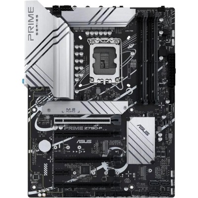 Материнская плата ASUS PRIME Z790-P (Socket 1700, ATX, 4xDDR5(192GB), DP/HDMI, 1xPCIe 5.0x16/3xPCIe 4.0x16/1xPCIe 3.0, 1xLAN (2.5GbE), 4xSATA 6Gb/s, 3xM.2, 1xM.2 E key, 1xType-C, 3xUSB 3.2, 4xUSB 2.0, 1xPS/2) Материнская плата ASUS PRIME Z790-P (Socket 1700, ATX, 4xDDR5(192GB), DP/HDMI, 1xPCIe 5.0x16/3xPCIe 4.0x16/1xPCIe 3.0, 1xLAN (2.5GbE), 4xSATA 6Gb/s, 3xM.2, 1xM.2 E key, 1xType-C, 3xUSB 3.2, 4xUSB 2.0, 1xPS/2)
