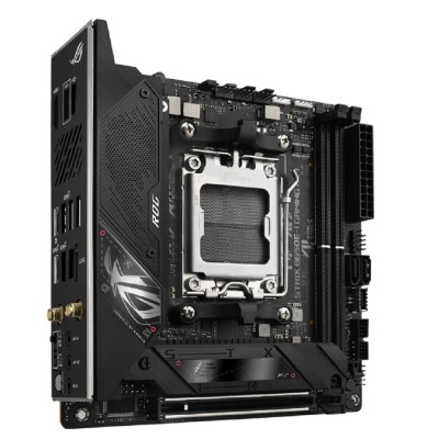 Материнская плата ASUS ROG STRIX B650E-I GAMING WIFI (Socket AM5, mini ITX, 2xDDR5(64GB), HDMI 2.1, 1xPCIe 5.0x16, 1xLAN (2.5GbE), Wi-Fi 6E, BT, 2xSATA 6Gb/s, 2xM.2, 2xType-C, 4xUSB 3.2, 2xUSB 2.0) Материнская плата ASUS ROG STRIX B650E-I GAMING WIFI (Socket AM5, mini ITX, 2xDDR5(64GB), HDMI 2.1, 1xPCIe 5.0x16, 1xLAN (2.5GbE), Wi-Fi 6E, BT, 2xSATA 6Gb/s, 2xM.2, 2xType-C, 4xUSB 3.2, 2xUSB 2.0)
