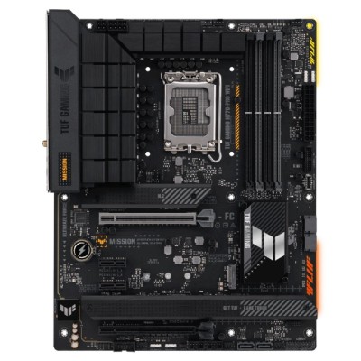Материнская плата ASUS TUF GAMING H770-PRO WIFI (Socket 1700,ATX,4xDDR5(128GB), DP/HDMI, 1xPCIe 5.0x16/1xPCIe 4.0x16/2xPCIe 4.0, 1xLAN (2.5GbE), Wi-Fi, BT, 4xSATA 6Gb/s, 4xM.2, 1xType-C, 6xUSB 3.2) Материнская плата ASUS TUF GAMING H770-PRO WIFI (Socket 1700,ATX,4xDDR5(128GB), DP/HDMI, 1xPCIe 5.0x16/1xPCIe 4.0x16/2xPCIe 4.0, 1xLAN (2.5GbE), Wi-Fi, BT, 4xSATA 6Gb/s, 4xM.2, 1xType-C, 6xUSB 3.2)