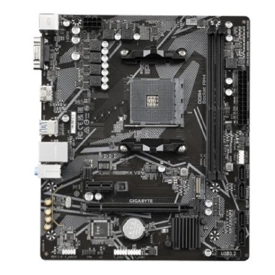 Материнская плата Gigabyte A520M K V2 RTL Soc-AM4, AMD A520, 2xDDR4, mATX AC`97 8ch(7.1) GbLAN RAID+VGA+HDMI Материнская плата Gigabyte A520M K V2 RTL Soc-AM4, AMD A520, 2xDDR4, mATX AC`97 8ch(7.1) GbLAN RAID+VGA+HDMI