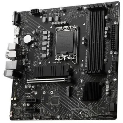 Материнская плата MSI PRO B760M-P DDR4 LGA1700, 4xDDR4 4xSATA3 RAID 2xM.2 HDMI DP mATX RTL Материнская плата MSI PRO B760M-P DDR4 LGA1700, 4xDDR4 4xSATA3 RAID 2xM.2 HDMI DP mATX RTL