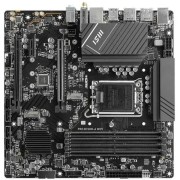 Материнская плата MSI PRO B760M-A WIFI Soc-1700, Intel B760, 4xDDR5, mATX AC`97 8ch(7.1) 2.5Gg+HDMI+DP