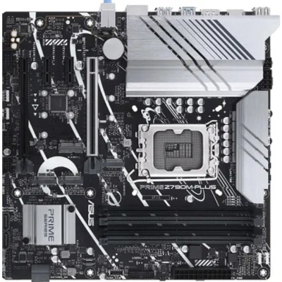 Материнская плата ASUS PRIME Z790M-PLUS (Socket 1700, mATX, 4xDDR5(192GB), DP/HDMI, 1xPCIe 5.0x16/1xPCIe 4.0x16/2xPCIe 4.0, 1xLAN, 4xSATA 6Gb/s, 3xM.2, 1xM.2 E key, 1xType-C, 5xUSB 3.2, 2xUSB 2.0) Материнская плата ASUS PRIME Z790M-PLUS (Socket 1700, mATX, 4xDDR5(192GB), DP/HDMI, 1xPCIe 5.0x16/1xPCIe 4.0x16/2xPCIe 4.0, 1xLAN, 4xSATA 6Gb/s, 3xM.2, 1xM.2 E key, 1xType-C, 5xUSB 3.2, 2xUSB 2.0)
