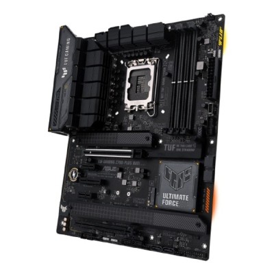 Материнская плата ASUS TUF GAMING Z790-PLUS WIFI (Socket 1700, ATX, 4xDDR5(192GB), DP/HDMI, 1xPCIe 5.0x16/1xPCIe 4.0x16/1xPCIe 4.0x4, 2xPCIe 3.0, 1xLAN (2.5GbE), Wi-Fi 6E, BT, 4xSATA 6Gb/s, 4xM.2, 2xType-C, 6xUSB 3.2) Материнская плата ASUS TUF GAMING Z790-PLUS WIFI (Socket 1700, ATX, 4xDDR5(192GB), DP/HDMI, 1xPCIe 5.0x16/1xPCIe 4.0x16/1xPCIe 4.0x4, 2xPCIe 3.0, 1xLAN (2.5GbE), Wi-Fi 6E, BT, 4xSATA 6Gb/s, 4xM.2, 2xType-C, 6xUSB 3.2)