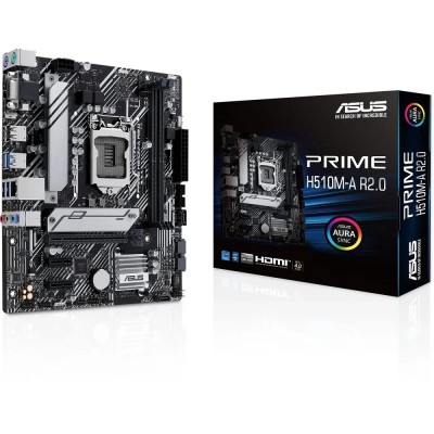 Материнская плата ASUS PRIME H510M-A R2.0 (Socket 1200, mATX, 2xDDR4(64GB), VGA/HDMI/DP, 1xPCIe 4.0x16/2xPCIe 3.0, 1xLAN, 4xSATA 6Gb/s, 1xM.2, 4xUSB 3.2, 2xUSB 2.0, 2xPS/2) Материнская плата ASUS PRIME H510M-A R2.0 (Socket 1200, mATX, 2xDDR4(64GB), VGA/HDMI/DP, 1xPCIe 4.0x16/2xPCIe 3.0, 1xLAN, 4xSATA 6Gb/s, 1xM.2, 4xUSB 3.2, 2xUSB 2.0, 2xPS/2)