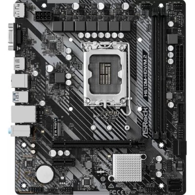 Материнская плата ASROCK H610M-HDV/M.2 R2.0, LGA 1700, Intel H610, mATX, Ret Материнская плата ASROCK H610M-HDV/M.2 R2.0, LGA 1700, Intel H610, mATX, Ret