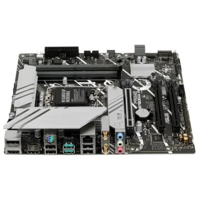 Материнская плата ASUS PRIME B760M-A WIFI (Socket 1700, mATX, 4xDDR5(128GB), 2xHDMI 2.1/DP, 3xPCIe 4.0x16, 1xLAN (2.5GbE), Wi-Fi, BT, 4xSATA 6Gb/s, 2xM.2, 2xUSB 3.2, 4xUSB 2.0, 1xPS/2) Материнская плата ASUS PRIME B760M-A WIFI (Socket 1700, mATX, 4xDDR5(128GB), 2xHDMI 2.1/DP, 3xPCIe 4.0x16, 1xLAN (2.5GbE), Wi-Fi, BT, 4xSATA 6Gb/s, 2xM.2, 2xUSB 3.2, 4xUSB 2.0, 1xPS/2)