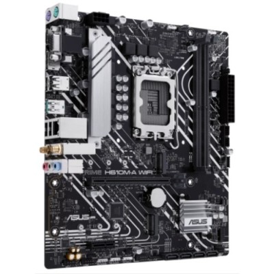 Материнская плата ASUS PRIME H610M-A WIFI (Socket 1700, mATX, 2xDDR5(96GB), VGA/DP/HDMI, 1xPCIe 4.0x16/1xPCIe 3.0, 1xLAN, Wi-Fi, BT, 4xSATA 6Gb/s, 2xM.2, 1xUSB 3.2, 4xUSB 2.0, 2xPS/2) Материнская плата ASUS PRIME H610M-A WIFI (Socket 1700, mATX, 2xDDR5(96GB), VGA/DP/HDMI, 1xPCIe 4.0x16/1xPCIe 3.0, 1xLAN, Wi-Fi, BT, 4xSATA 6Gb/s, 2xM.2, 1xUSB 3.2, 4xUSB 2.0, 2xPS/2)