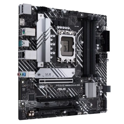 Материнская плата ASUS PRIME B660M-A D4-CSM (Socket 1700, mATX, 4xDDR4(128GB), DP/2xHDMI 2.1, 1xPCIe 4.0x16/2xPCIe 3.0x16, 1xLAN, 4xSATA 6Gb/s, 2xM.2, 2xUSB 3.2, 4xUSB 2.0, 1xPS/2) Материнская плата ASUS PRIME B660M-A D4-CSM (Socket 1700, mATX, 4xDDR4(128GB), DP/2xHDMI 2.1, 1xPCIe 4.0x16/2xPCIe 3.0x16, 1xLAN, 4xSATA 6Gb/s, 2xM.2, 2xUSB 3.2, 4xUSB 2.0, 1xPS/2)