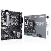 Материнская плата ASUS PRIME H610M-A-CSM (Socket 1700, mATX, 2xDDR5(96GB), VGA/DP/HDMI, 1xPCIe 4.0x16/1xPCIe 3.0, 1xLAN, 4xSATA 6Gb/s, 2xM.2, 1xM.2 E key, 2xUSB 3.2, 2xUSB 2.0, 2xPS/2)