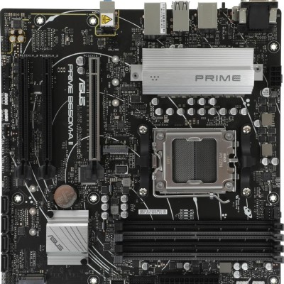 Материнская плата ASUS PRIME B650M-A II-CSM (Socket AM5, mATX, 4xDDR5(192GB), VGA/DP/HDMI, 3xPCIe 4.0x16, 1xLAN, 4xSATA 6Gb/s, 2xM.2, 2xUSB 3.2, 4xUSB 2.0, PS/2) Материнская плата ASUS PRIME B650M-A II-CSM (Socket AM5, mATX, 4xDDR5(192GB), VGA/DP/HDMI, 3xPCIe 4.0x16, 1xLAN, 4xSATA 6Gb/s, 2xM.2, 2xUSB 3.2, 4xUSB 2.0, PS/2)