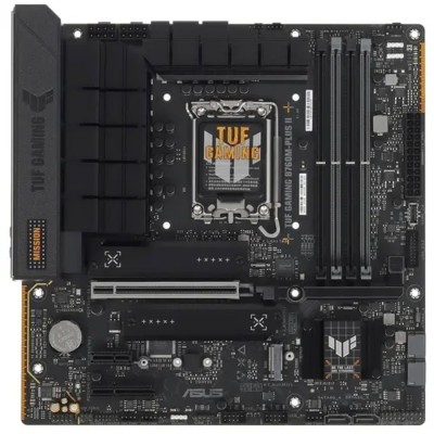 Материнская плата ASUS TUF GAMING B760M-PLUS II (Socket 1700, mATX, 4xDDR5(192GB), DP/HDMI, 1xPCIe 5.0x16/1xPCIe 4.0x4, 1xPCIe 3.0, 1xLAN (2.5GbE), 4xSATA 6Gb/s, 3xM.2, 1xType-C, 3xUSB 3.2, 4xUSB) Материнская плата ASUS TUF GAMING B760M-PLUS II (Socket 1700, mATX, 4xDDR5(192GB), DP/HDMI, 1xPCIe 5.0x16/1xPCIe 4.0x4, 1xPCIe 3.0, 1xLAN (2.5GbE), 4xSATA 6Gb/s, 3xM.2, 1xType-C, 3xUSB 3.2, 4xUSB)