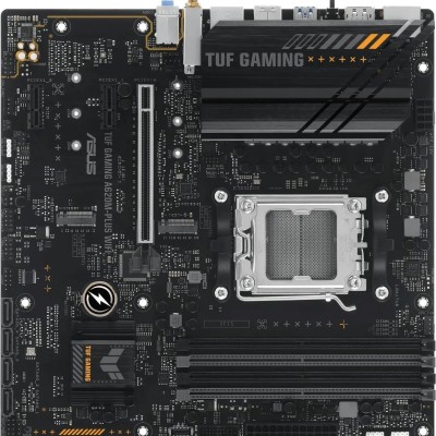 Материнская плата ASUS TUF GAMING A620M-PLUS WIFI (Socket AM5, mATX, 4xDDR5(128GB), 2xDP/HDMI 2.1, 1xPCIe 4.0x16/2xPCIe 3.0, 1xLAN (2.5GbE), Wi-Fi, BT, 4xSATA 6Gb/s, 2xM.2, 2xUSB 3.2, 4xUSB 2.0, 1xPS/2) Материнская плата ASUS TUF GAMING A620M-PLUS WIFI (Socket AM5, mATX, 4xDDR5(128GB), 2xDP/HDMI 2.1, 1xPCIe 4.0x16/2xPCIe 3.0, 1xLAN (2.5GbE), Wi-Fi, BT, 4xSATA 6Gb/s, 2xM.2, 2xUSB 3.2, 4xUSB 2.0, 1xPS/2)