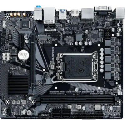 Материнская плата Gigabyte H610M S2H V2 Soc-1700 Intel H610 2xDDR5 mATX AC`97 8ch(7.1) GbLAN+VGA+HDMI+DP Материнская плата Gigabyte H610M S2H V2 Soc-1700 Intel H610 2xDDR5 mATX AC`97 8ch(7.1) GbLAN+VGA+HDMI+DP