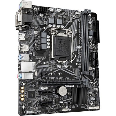 Материнская плата Gigabyte H410M S2H V2 2.1 Intel®Q470, Socket 1200, mATX, RTL Материнская плата Gigabyte H410M S2H V2 2.1 Intel®Q470, Socket 1200, mATX, RTL