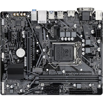 Материнская плата Gigabyte H410M S2H V2 2.1 Intel®Q470, Socket 1200, mATX, RTL Материнская плата Gigabyte H410M S2H V2 2.1 Intel®Q470, Socket 1200, mATX, RTL