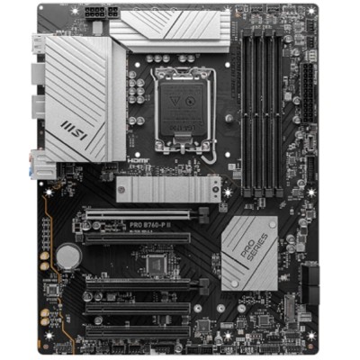 Материнская плата MSI PRO B760-P II, LGA 1700, Intel B760, ATX, Ret Материнская плата MSI PRO B760-P II, LGA 1700, Intel B760, ATX, Ret