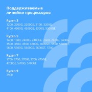 Материнская плата CBR A320 Chipset A320, Socket AM4, 2*DDR4, mATX, VGA+HDMI, 1*PCIEx16,1*PCIEx1, 1*M.2(NVME), 4*SATA3, 2*USB2.0 + 4*USB3.0, LAN 1Gb