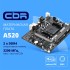 Материнская плата CBR A520 Chipset A520, Socket AM4, 2*DDR4, mATX, VGA+HDMI, 1*PCIEx16,1*PCIEx1,1*M.2(NVME & SATA), 4*SATA3, 2*USB2.0 + 4*USB3.0, LAN 1Gb Материнская плата CBR A520 Chipset A520, Socket AM4, 2*DDR4, mATX, VGA+HDMI, 1*PCIEx16,1*PCIEx1,1*M.2(NVME & SATA), 4*SATA3, 2*USB2.0 + 4*USB3.0, LAN 1Gb
