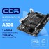 Материнская плата CBR A320 OEM Chipset A320, Socket AM4, 2*DDR4, mATX, VGA+HDMI, 1*PCIEx16,1*PCIEx1, 1*M.2(NVME), 4*SATA3, 2*USB2.0 + 4*USB3.0, LAN 1Gb БЕЗ УПАКОВКИ Материнская плата CBR A320 OEM Chipset A320, Socket AM4, 2*DDR4, mATX, VGA+HDMI, 1*PCIEx16,1*PCIEx1, 1*M.2(NVME), 4*SATA3, 2*USB2.0 + 4*USB3.0, LAN 1Gb БЕЗ УПАКОВКИ