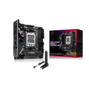 Материнская плата ASUS ROG STRIX B850-I GAMING WIFI (Socket AM5, mITX, 2xDDR5(128GB), HDMI/USB 10Gbps, 1xPCIe 5.0x16/1xLAN (2.5GbE), Wi-Fi 7, 2xSATA 6Gb/s, 2xM.2, 2xType-C, 4xUSB 3.2, 2xUSB 2.0)