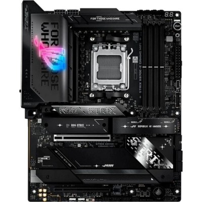 Материнская плата ASUS ROG STRIX X870E-E GAMING WIFI (Socket AM5, ATX, 4xDDR5(192GB), HDMI, 1xPCIe 5.0x16/1xPCIe 4.0x16, 1xLAN (5GbE), Wi-Fi 7, BT 5.4, 4xSATA 6Gb/s, 5xM.2, 2xType-C, 9xUSB 3.2) Материнская плата ASUS ROG STRIX X870E-E GAMING WIFI (Socket AM5, ATX, 4xDDR5(192GB), HDMI, 1xPCIe 5.0x16/1xPCIe 4.0x16, 1xLAN (5GbE), Wi-Fi 7, BT 5.4, 4xSATA 6Gb/s, 5xM.2, 2xType-C, 9xUSB 3.2)
