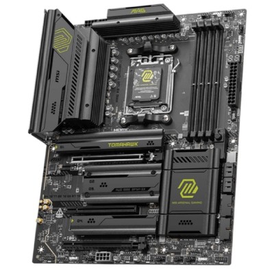 Материнская плата MSI MAG X870E TOMAHAWK WIFI X870, AM5, 4*DDR5, 3*PCIEx16, 4*M.2, 4*TypeC, 2*USB3.2Gen2, 7*USB3.2Gen1, 8*USB2.0, 4*SATA3.0, 5G, Type-C DP, HDMI, ATX, RTL Материнская плата MSI MAG X870E TOMAHAWK WIFI X870, AM5, 4*DDR5, 3*PCIEx16, 4*M.2, 4*TypeC, 2*USB3.2Gen2, 7*USB3.2Gen1, 8*USB2.0, 4*SATA3.0, 5G, Type-C DP, HDMI, ATX, RTL