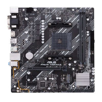 Материнская плата ASUS PRIME A520M-E/CSM (Socket AM4, mATX, 2xDDR4(64GB), VGA/DVI/HDMI, 1xPCIe3.0x16, 1xLAN, 4xSATA 6Gb/s, 1 x USB 3.2 Gen 2, 2 x USB 2.0, 4 x USB 3.2, 1xPS/2) Материнская плата ASUS PRIME A520M-E/CSM (Socket AM4, mATX, 2xDDR4(64GB), VGA/DVI/HDMI, 1xPCIe3.0x16, 1xLAN, 4xSATA 6Gb/s, 1 x USB 3.2 Gen 2, 2 x USB 2.0, 4 x USB 3.2, 1xPS/2)