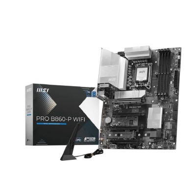 Материнская плата MSI PRO B860-P WIFI Soc-1851 Intel B860 4xDDR5 ATX AC`97 8ch(7.1) 5Gigabit RAID+HDMI+DP Материнская плата MSI PRO B860-P WIFI Soc-1851 Intel B860 4xDDR5 ATX AC`97 8ch(7.1) 5Gigabit RAID+HDMI+DP