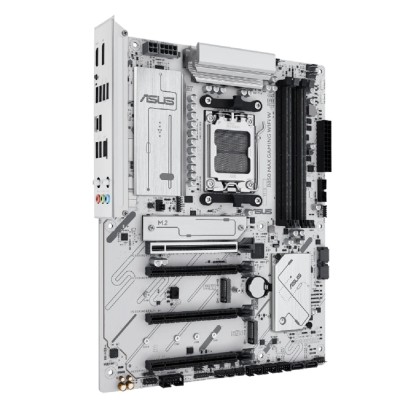 Материнская плата ASUS B850 MAX GAMING WIFI W (Socket AM5, ATX, 4xDDR5(256GB), DP/HDMI 2.1, 1xPCIe 5.0x16/1xPCIe 4.0x16/2xPCIe 3.0x16, 1xLAN (2.5GbE), Wi-Fi, BT, 4xSATA 6Gb/s, 3xM.2, 1*Type-C, 5xUSB 3.2, 2xUSB 2.0) Материнская плата ASUS B850 MAX GAMING WIFI W (Socket AM5, ATX, 4xDDR5(256GB), DP/HDMI 2.1, 1xPCIe 5.0x16/1xPCIe 4.0x16/2xPCIe 3.0x16, 1xLAN (2.5GbE), Wi-Fi, BT, 4xSATA 6Gb/s, 3xM.2, 1*Type-C, 5xUSB 3.2, 2xUSB 2.0)