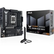 Материнская плата ASUS TUF GAMING B850M-PLUS WIFI7 (Socket AM5, mATX, 4xDDR5(256GB), DP/HDMI, 1xPCIe 5.0x16/1xPCIe 4.0x16/1xPCIe 4.0x1, 1xLAN (2.5GbE), Wi-Fi, BT, 4xSATA 6Gb/s, 3xM.2, 1xType-C, 7xUSB 3.2, 4xUSB 2.0)